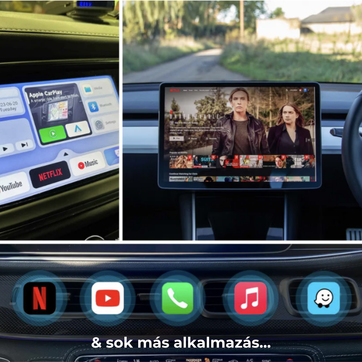 CarFusion - Vezeték nélküli CarPlay és Android auto adapter